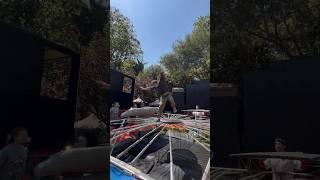 Flipping on the Worlds Most Dangerous Trampoline 