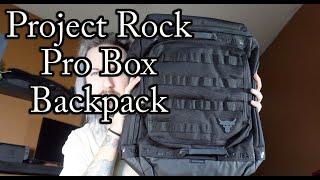 Project Rock Pro Box Backpack Gym Bag Military Tactical Under Armour Review