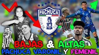 ️ Altas y Bajas  del Club de Futbol Pachuca (Varonil & Femenil)  Clausura 2025  | TuzoNoticias