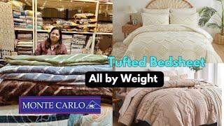 MONTE CARLO BLANKET BY WEIGHT  TUFTED BEDSHEET BY WEIGHT AND MUCH MORE  #trendzoneshopping