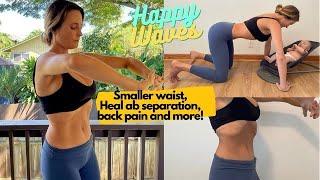 Best Exercise for Postpartum | Smaller WAIST | Heal diastasis recti | Fix back pain |