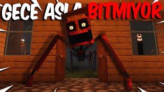 Minecraft En KORKUNÇ Modu ama Gece HİÇ Bitmiyor - DREAD (Evde Tekim)