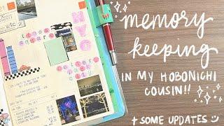 memory keeping in my hobonichi cousin // + updates!! (instagram??!!)