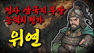 제갈량이 의지할 정도로 용맹했던 위연의 무력은 몇일까?