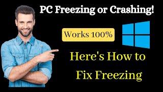 How to Fix Computer Freezing Randomly in Windows 10 | Learn With Sazzad