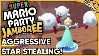 AGGRESSIVE STAR STEALING!! - Super Mario Party Jamboree (3-Player Gameplay)