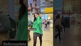 Ananya pandey spotted at Mumbai Airport today ️ 