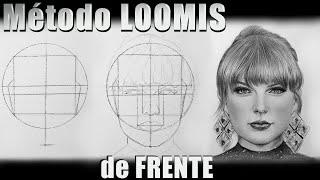 CÓMO Dibujar un Boceto con el MÉTODO LOOMIS/ de Frente.