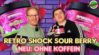 RETRO SHOCK SOUR BERRY jetzt auch als VITAMIN DRINK - GAMERS ONLY Performance Drink Vergleich