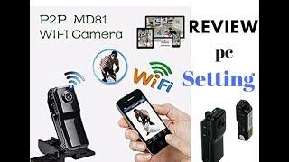 MD 81 wifi camera review , window setup. portable camera