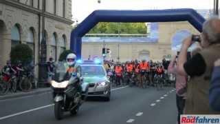 Die 4. Münchner Radlnacht - aktiv Radfahren war dabei!