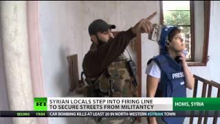 Syrian locals take up arms to fight extremists