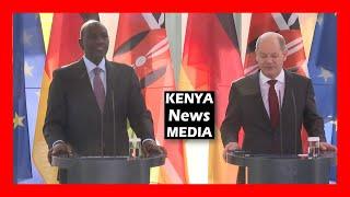 President William Ruto & Olaf Scholz joint presser in Bundeskanzleramt at Berlin