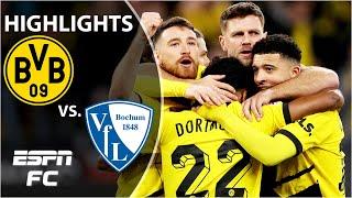  FULLKRUG HAT TRICK  Borussia Dortmund vs. Bochum | Bundesliga Highlights | ESPN FC