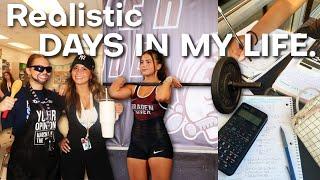 HIGH SCHOOL DAYS: Weightlifting meet, shopping, friends, etc!