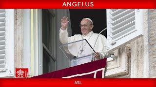 October 27 2024 Angelus prayer Pope Francis + ASL