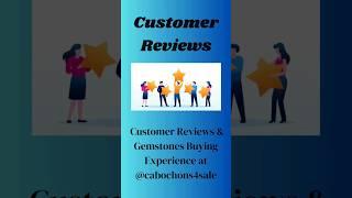 Cabochons4sale: Customer Reviews | Gemstone Buying Experience at Cabochons4sale | Gemstone  Supplier