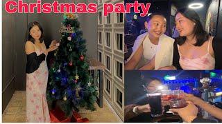 Happy Christmas And go night out  Christmas party with my girls
