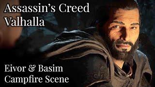 Assassin's Creed Valhalla - Eivor & Basim Campfire Scene