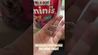 Amazon must-have for small dogs Milk-Bone Minis #shorts #milkbone