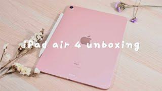  ipad air4 rose gold in 2022 unboxing  + magic keyboard 