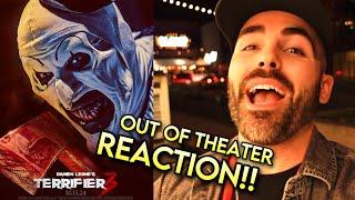 TERRIFIER 3 Out of the Theater REACTION! (2024) | Fantastic Fest