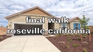 final walk - kb model homes - roseville california