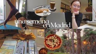 una semana en mi vida en Madrid // estrés, inspiración, coffee shops, ser youtuber, etc :)