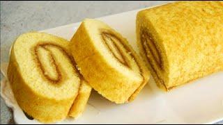 ჯემიანი რულეტი მარტივი და გემრიელი | Jam roll recipe | Рулет с джемом