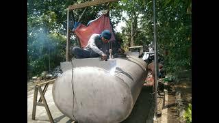Stainless fabrication of 5000 liters water tank thank you for trusting Us 