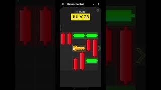 Hamster minigame solution july 23 |Hamster key game |23/7/2024|today|new #hamsterkombat