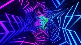 Abstract Background Video 4k Metallic Color Changing Tunnel VJ LOOP NEON Satisfying Calm Wallpaper