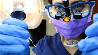 ASMR Teeth Cleaning (Gloves, Scraping, & Polishing)