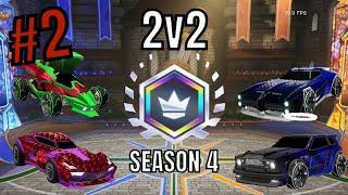 Season 4 2v2 Grand Champion No Commentary Gameplay #2 | Rocket League Sideswipe