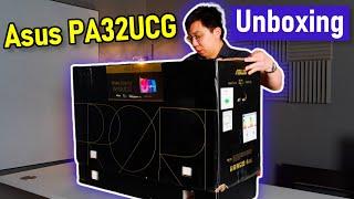 Asus PA32UCG Unboxing: Mini LED, HDMI 2.1, 4K@120Hz, VRR, 1600 Nits.
