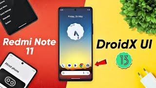 Install DroidX UI 1.3 on Redmi Note 11 | Android 13 | New Features & Review