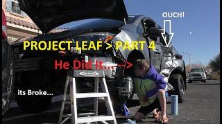 He Did It... Its Broke... "PROJECT LEAF" Part4, Does It Move Itself?