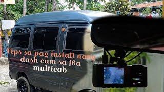 Paano mag install nang dash cam sa Multicab