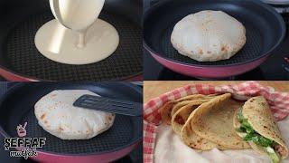 NO KNEADING OR SPREADING THE DOUGH! LAVAS PUFF BREAD WITH TWO INGREDIENTS.