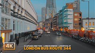 Discover London by Bus aboard Bus Route 344 in 4K | Upper Deck POV with Big Ben & River Thames Views