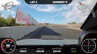 Lap of Sonoma Raceway (fka Sears Point) in an FL5