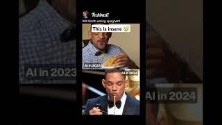 AI Evolution: Will Smith Eating Noodles | 2023 vs 2024 AI Comparison