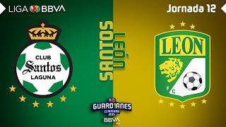 Resumen y Goles | Santos vs León | Liga BBVA MX - Guard1anes 2021 - Jornada 12