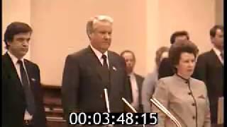 5 April 1991 RSFSR Anthem Гимн РСФСР - Third Extraordinary Congress of The People's Deputies (ENDS)