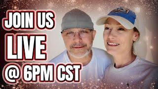 LIVE @ 6PM |COUPLE Builds dream home in the OZARKS |Off grid power |Homesteading