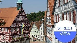 STREET VIEW in Backnang in GERMANY