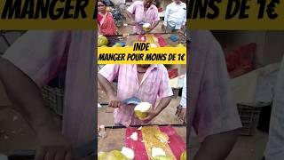 INDE : MANGER POUR MOINS DE 1€ #foodlover #streetfood #india