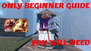 (ROBLOX)ONLY BEGINNER NINJA GUIDE YOU WILL NEED