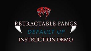 Scarecrow Retractable Fangs "Default Up" - Instruction Demo