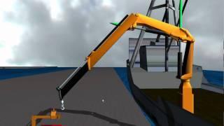 Marine crane simulator